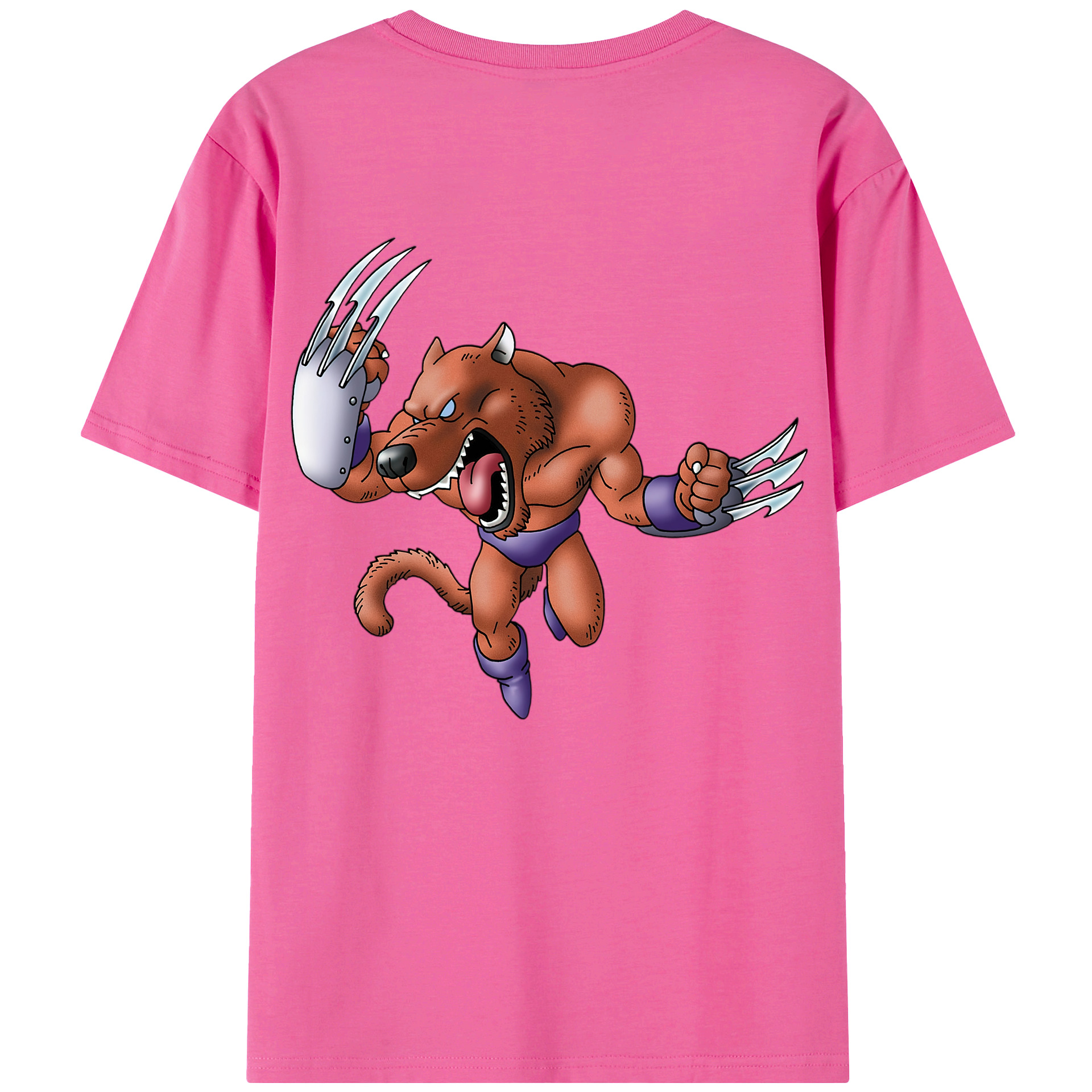 （画像用） ドラゴンクエスト Doragon Kuesuto Dragon Quest レディース半袖Tシャツ(バックプリント)